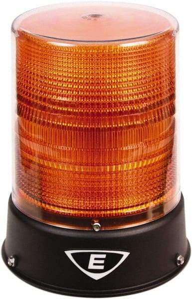 Edwards Signaling - 24 VAC/VDC, 4X NEMA Rated, LED, Amber, Flashing, Steady Light - 65 Flashes per min, 3/4 Inch Pipe, 8-1/4 Inch Diameter, 7-3/4 Inch High, IP66 Ingress Rating, Pipe Mount - A1 Tooling