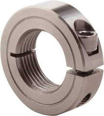 Climax Metal Products - 7/16-20 Thread, Stainless Steel, One Piece Threaded Shaft Collar - 15/16" Outside Diam, 11/32" Wide - A1 Tooling