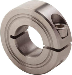 Climax Metal Products - 5mm Bore, Stainless Steel, One Piece Clamp Collar - 11/16" Outside Diam - A1 Tooling