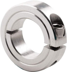 Climax Metal Products - 3/16" Bore, Steel, One Piece Clamp Collar - 11/16" Outside Diam, 5/16" Wide - A1 Tooling