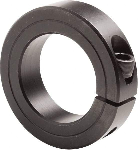 Climax Metal Products - 3-3/16" Bore, Steel, One Piece Clamp Collar - 4-1/2" Outside Diam, 7/8" Wide - A1 Tooling