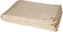 Steiner - 6' High x 6' Wide x 0.05" Thick Fiberglass Welding Blanket - Tan, Grommet - A1 Tooling