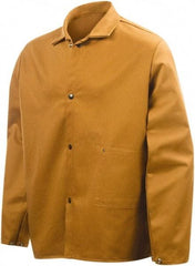 Steiner - Size M Flame Resistant/Retardant Jacket - Brown, Cotton, Snaps Closure - A1 Tooling