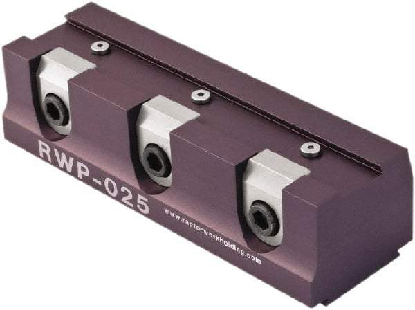 Raptor Workholding - 3/4" Jaw Width, 1-1/2" High x 6" Long x 2" Wide Dovetail Vise - For Use with 4 & 5 Axis Workholding Systems - A1 Tooling