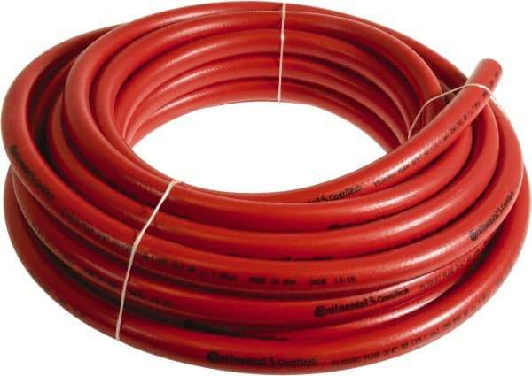 Continental ContiTech - 3/4" ID x 1.11" OD 300' Long Multipurpose Air Hose - 250 Working psi, -10 to 158°F, Red - A1 Tooling