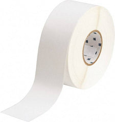 Brady - 2-1/4" Wide x 1,200" Long, White Vinyl Tape - For BradyJet J5000 - A1 Tooling