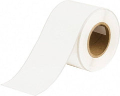 Brady - 4" Wide x 1,200" Long, White Vinyl Tape - For BradyJet J5000 - A1 Tooling