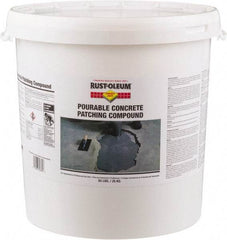 Rust-Oleum - 55 Lb Pail Concrete Patch - Gray, 46 Cu Ft/55 Lb Kit Coverage, Fiber Reinforced Portland Cement - A1 Tooling