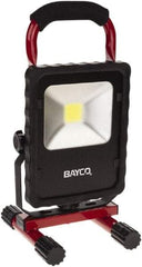 Bayco - 20 Watt, Electric, LED Portable Stand Mount Work Light - 6' Cord, 1 Head, 2,200 Lumens, Aluminum, 12.6" Long x 6.2" Wide x 6.4" High - A1 Tooling