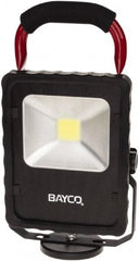 Bayco - 20 Watt, Electric, LED Portable Magnetic Mount Work Light - 12' Cord, 1 Head, 2,200 Lumens, Aluminum, 11-1/2" Long x 6.2" Wide x 3.1" High - A1 Tooling