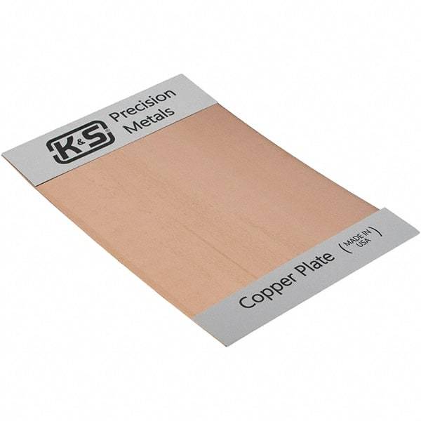 Made in USA - Copper Sheets Material: Copper Thickness (Decimal Inch): 0.0500 - A1 Tooling