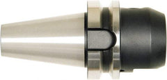 Bilz - BT30 1/4" Shank Diam Taper Shank 1/4" Hole End Mill Holder/Adapter - 0.779" Nose Diam, 2.36" Projection, M12 Drawbar, Through-Spindle, Through-Bore & DIN Flange Coolant - Exact Industrial Supply