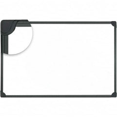 Universal One - 36" High x 48" Wide Magnetic Dry Erase Board - Lacquered Steel, Includes Accessory Tray/Rail & Mounting Kit - A1 Tooling