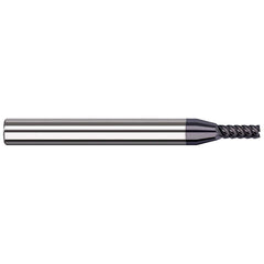 Square End Mill: 3/16'' Dia, 0.57'' LOC, 3/16'' Shank Dia, 2'' OAL, 5 Flutes, Solid Carbide Single End, AlTiN Finish, 47 ° Variable Helix, RH Cut, RH Flute