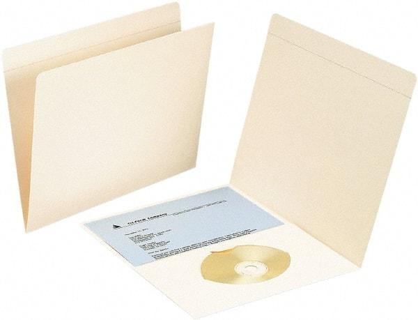 SMEAD - 8-1/2 x 11", Letter Size, Manila, File Folders with Top Tab - 11 Point Stock, Straight Tab Cut Location - A1 Tooling