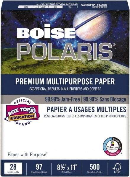 Boise - 8-1/2" x 11" White Copy Paper - Use with Laser Printers, Copiers, Inkjet Printers - A1 Tooling