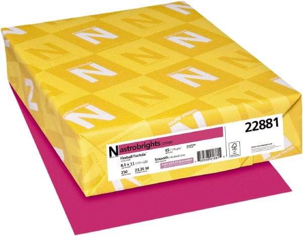 Neenah Paper - 8-1/2" x 11" Fireball Fuchsia Colored Copy Paper - Use with Laser Printers, Copiers, Inkjet Printers - A1 Tooling