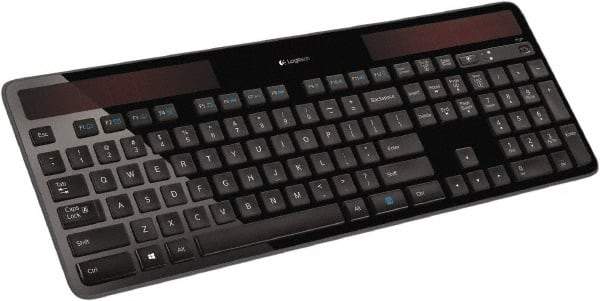 Logitech - Black Wireless Keyboard - Use with Windows XP, Vista, 7 - A1 Tooling