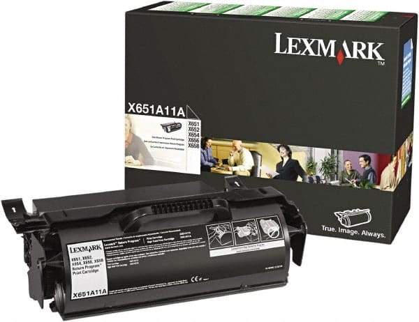 Lexmark - Black Toner Cartridge - Use with Lexmark X651de, X652de, X654de, X656de, X656dte, X658de, X658dfe, X658dme, X658dte, X658dtfe, X658dtme - A1 Tooling