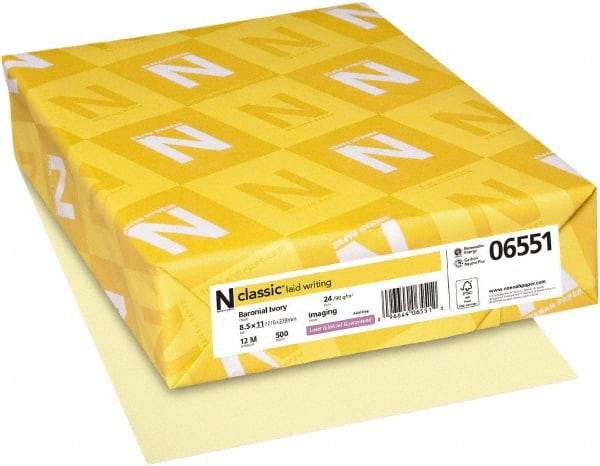 Neenah Paper - 8-1/2" x 11" Baronial Ivory Copy Paper - Use with Laser Printers, Copiers, Inkjet Printers - A1 Tooling