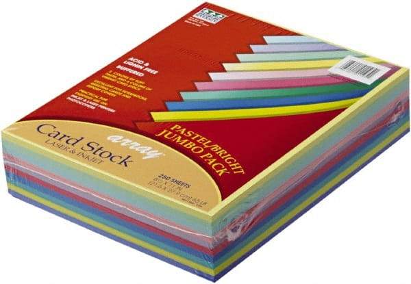 Pacon - 8-1/2" x 11" Assorted Colors Colored Copy Paper - Use with Copiers,Inkjet Printers,Laser Printers,Typewriters - A1 Tooling