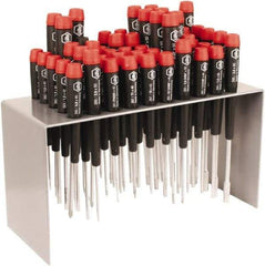 Wiha - 50 Piece Hex, Nut Driver, Pentalobe, Phillips, Slotted & Torx Screwdriver Set - Bit Sizes: Philips #000 to #1, Comes in Metal - A1 Tooling