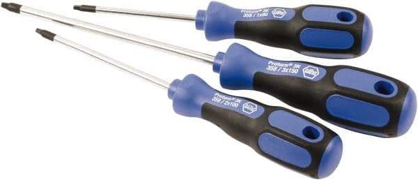 Wiha - 3 Piece Square Screwdriver Set - Bit Sizes: Philips #1 to #3, Comes in Tool Pouch - A1 Tooling