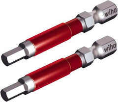 Wiha - 5mm Hex Bit - 1/4" Hex Drive, 1-59/64" OAL - A1 Tooling