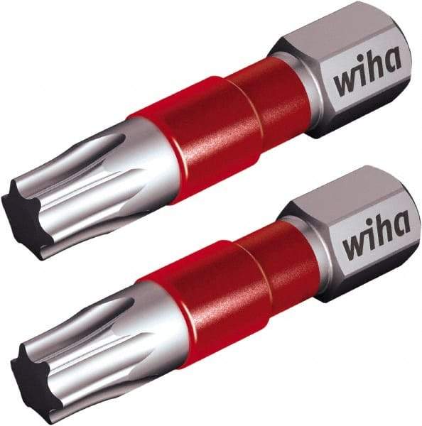 Wiha - T20 Torx Bit - 1/4" Hex Drive, 1-9/64" OAL - A1 Tooling