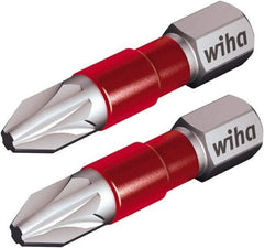 Wiha - PZ.2 Posidriv Screwdriver Bit - 1/4" Hex Drive, 1-9/64" OAL - A1 Tooling