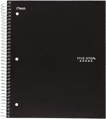 Five Star - 200 Sheet, 8-1/2 x 11", College Ruled 5 Subject Notebook - Assorted Colors - A1 Tooling