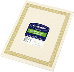 Geographic - 50 Sheet, 8-1/2 x 11", Certificate - Natural - A1 Tooling