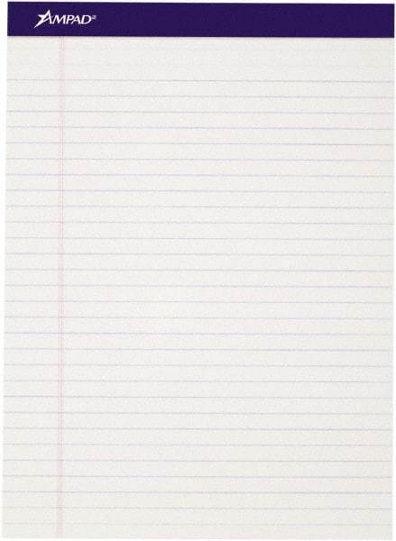 AMPAD - 50 Sheet, 8-1/2 x 11-3/4", Writing Pad - White - A1 Tooling