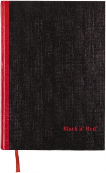 Black n Red - 96 Sheet, 8-1/4 x 11-3/4", Case Bound Notebook - Black - A1 Tooling