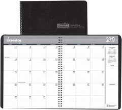 House of Doolittle - 12 Sheet, 8-1/2 x 11", Monthly Planner - Black - A1 Tooling