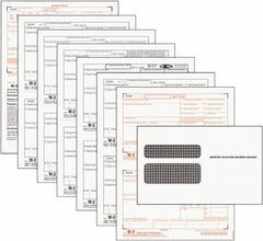 TOPS - 24 Sheet, 5-1/2 x 8-1/2", Tax Form/Envelope Kit - White - A1 Tooling