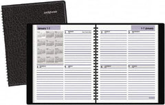 AT-A-GLANCE - 52 Sheet, 6-7/8 x 8-3/4", Appointment Book - Black - A1 Tooling