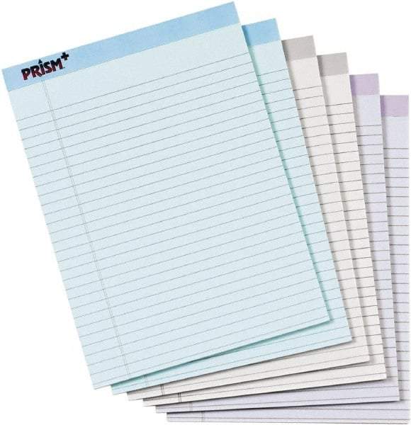 TOPS - 50 Sheet, 8-1/2 x 11-3/4", Legal Pad - Assorted Pastels - A1 Tooling