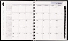 DayMinder - 12 Sheet, 6-7/8 x 8-3/4", Monthly Planner - Black - A1 Tooling