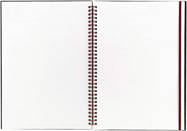 Black n Red - 70 Sheet, 8-1/4 x 11-3/4", Legal (Style) Notebook - Black - A1 Tooling