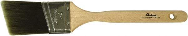 Richard - 2" Angled Polyester Angular Brush - 2-1/2" Bristle Length, 7-1/4" Wood Sash Handle - A1 Tooling