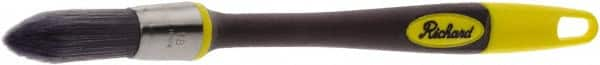 Richard - 3/4" Oval Polyester Trim Brush - 2" Bristle Length, 7" Rubber Sash Handle - A1 Tooling