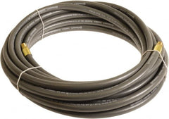 Continental ContiTech - 1/2" ID x 0.78" OD 25' Long Multipurpose Air Hose - MNPT x MNPT Ends, 300 Working psi, -10 to 158°F, 1/2" Fitting, Gray - A1 Tooling