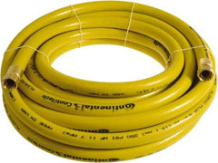 Continental ContiTech - 3/4" ID x 1.11" OD 20' Long Multipurpose Air Hose - FNPT x FNPT Ends, 250 Working psi, -10 to 158°F, 3/4" Fitting, Yellow - A1 Tooling