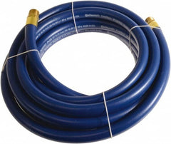 Continental ContiTech - 3/4" ID x 1.11" OD 20' Long Multipurpose Air Hose - MNPT x MNPT Ends, 250 Working psi, -10 to 158°F, 3/4" Fitting, Blue - A1 Tooling