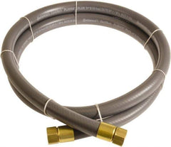 Continental ContiTech - 3/4" ID x 1.11" OD 5' Long Multipurpose Air Hose - FNPT x FNPT Ends, 250 Working psi, -10 to 158°F, 3/4" Fitting, Gray - A1 Tooling