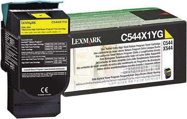 Lexmark - Yellow Toner Cartridge - Use with Lexmark C544dn, C544dtn, C544dw, C544n, X544dn, X544dtn, X544dw, X544n - A1 Tooling