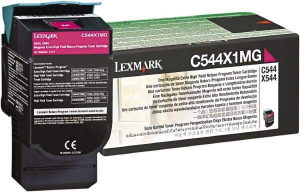 Lexmark - Magenta Toner Cartridge - Use with Lexmark C544dn, C544dtn, C544dw, C544n, X544dn, X544dtn, X544dw, X544n - A1 Tooling