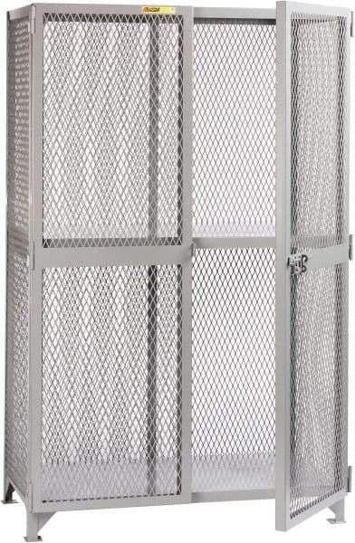 Little Giant - 1 Shelf Visible Storage Cabinet - Steel, 73" Wide x 39" Deep x 78" High, Gray - A1 Tooling