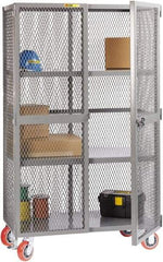 Little Giant - 2 Shelf Visible Storage Cabinet - Steel, 49" Wide x 33" Deep x 81" High, Gray - A1 Tooling